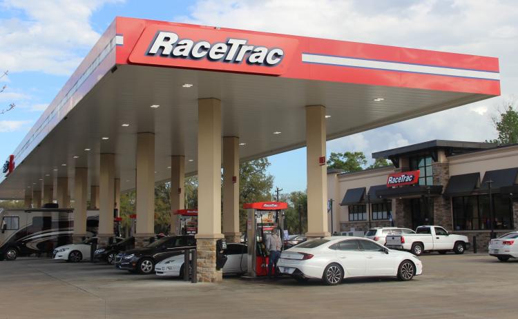 Residents pump gas at a RaceTrac in Palatka on Tuesday.