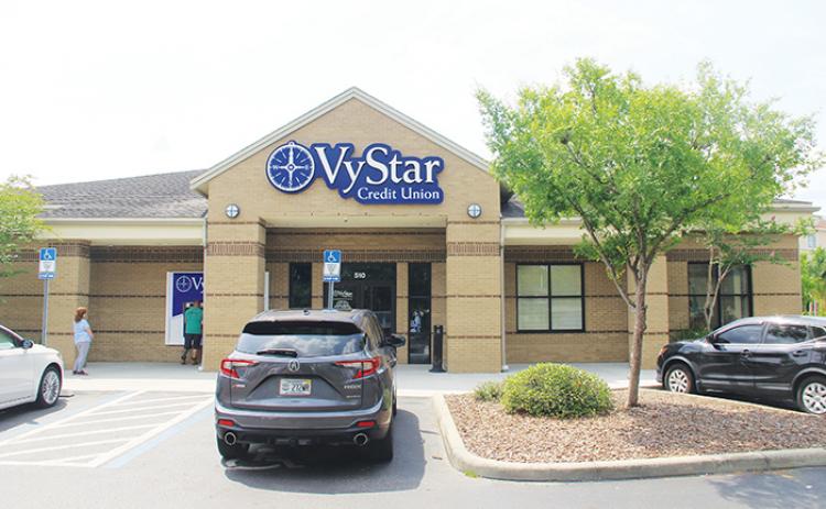 The Palatka branch of the VyStar Credit Union was one place VyStar customers went Thursday to find out their account balances.