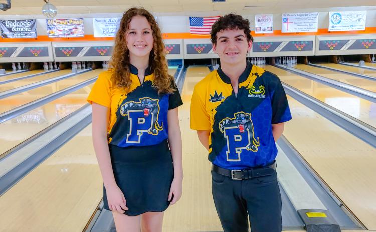 Savannah Roberts and David Seabolt lead the Panthers to a split in their match with Orange City University Wednesday in Deltona.  