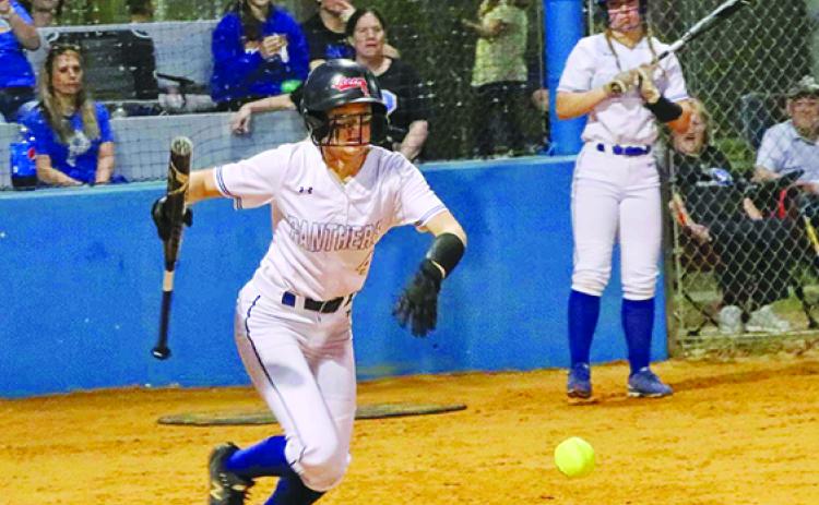 Palatka junior Molly Allbritton is both a threat in the circle and batter’s box. (RITA FULLERTON / Special to the Daily News)