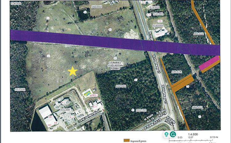 Photo courtesy of the Putnam County Board of Commissioners – Pictured is the proposed Animal Control Department facility location as seen Tuesday during a Putnam County Port Authority meeting.